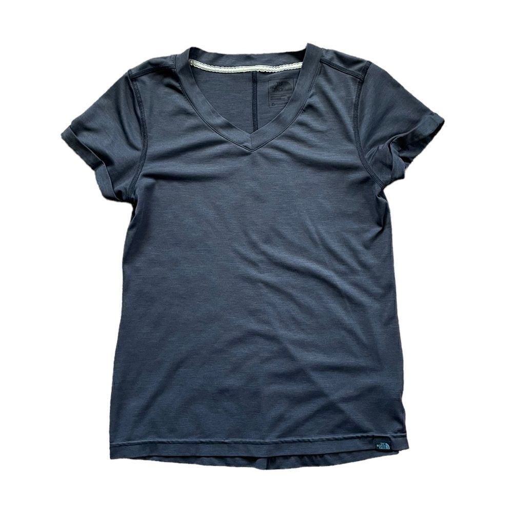 THEβNORTH FACEΒ HYPERLAYER FLASHDRY Short Sleeve Shirt DarkβBlueβSizeβSmall